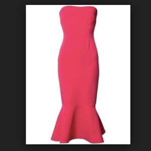 Cinq a Sept fuchsia strapless